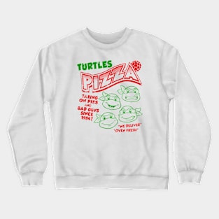 Turtles Pizza - Taking On Pies And Bad Guys Crewneck Sweatshirt